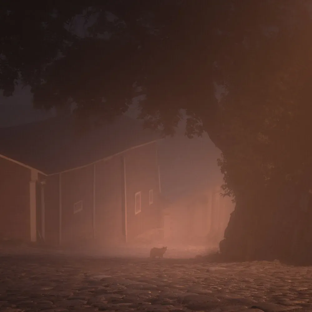 Mikko Lagerstedt - Night Animals - Cat Detail