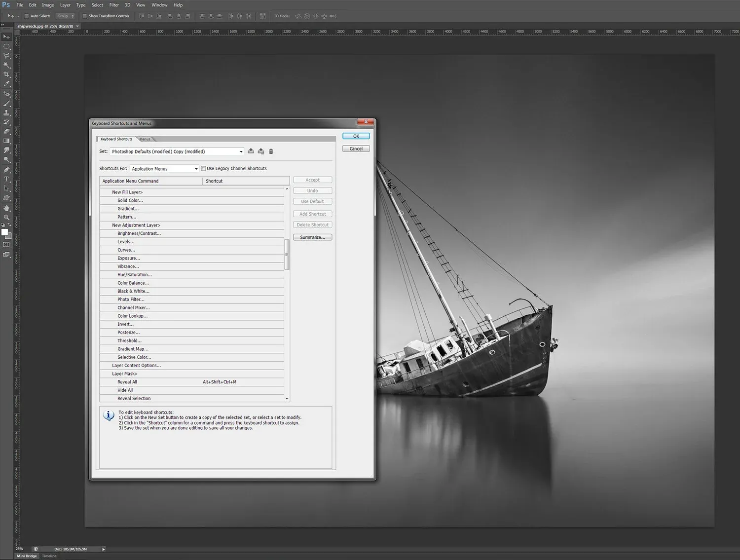Add more keyboard shortcuts through CTRL/CMD+ALT+SHIFT+K (Keyboard Shortcuts and Menus)