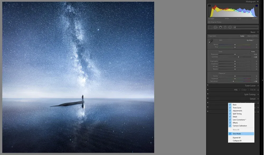 Use the Solo Mode to make your workflow faster and simpler