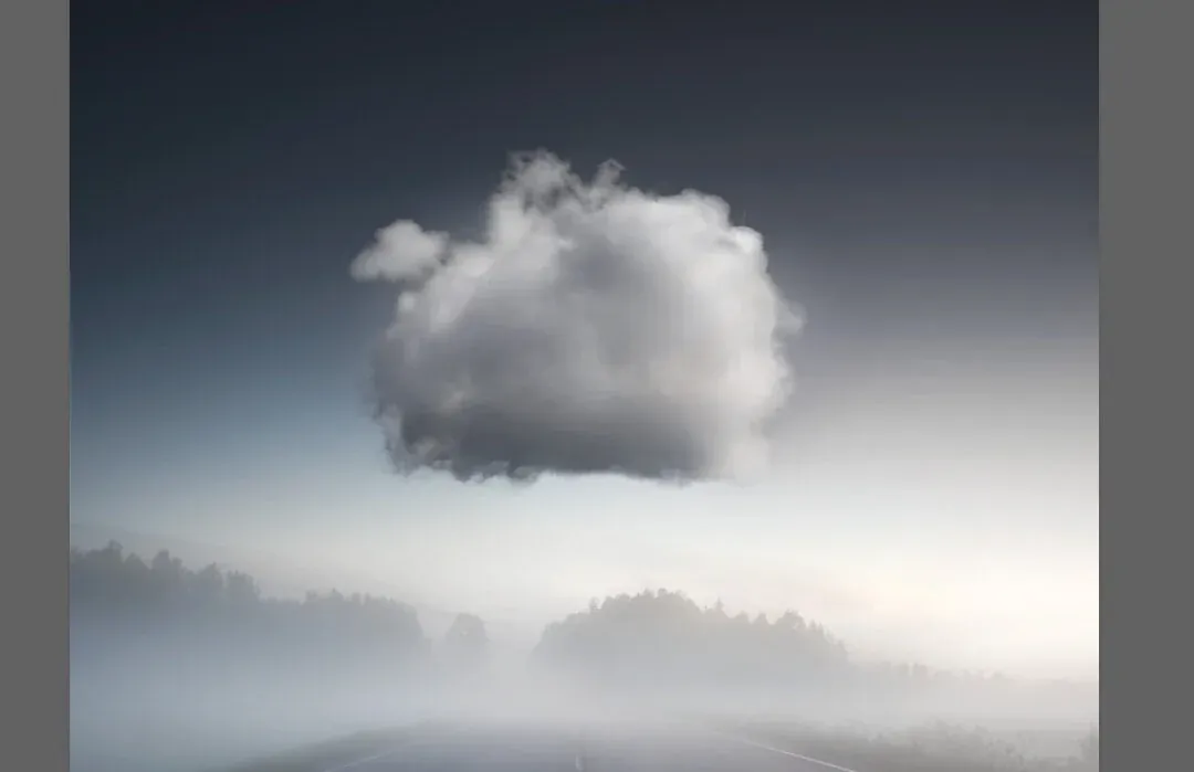 After making duplicates of the cloud.