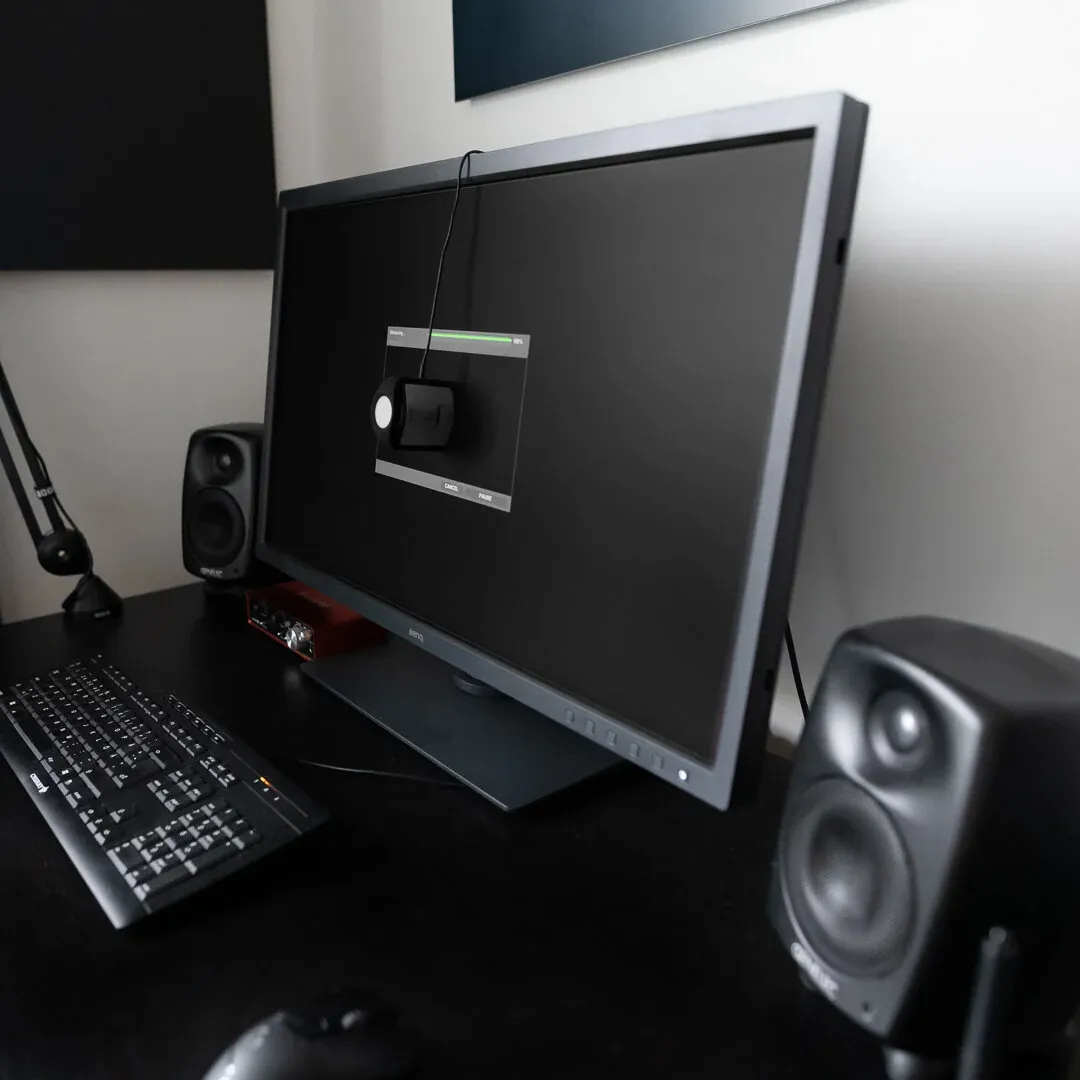 BenQ SW321C includes hardware calibration. I use the X-Rite i1 Display calibrator.