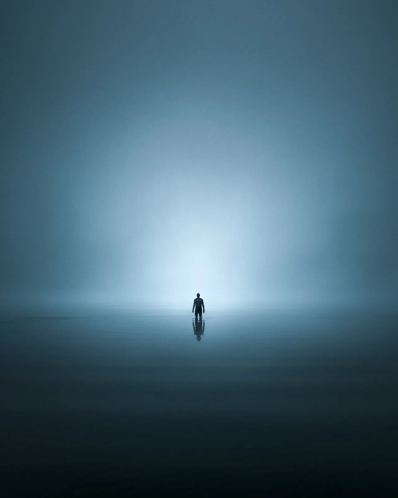 Morning Echo, a landscape photograph centered on solitude from the Alone collection by Mikko Lagerstedt.