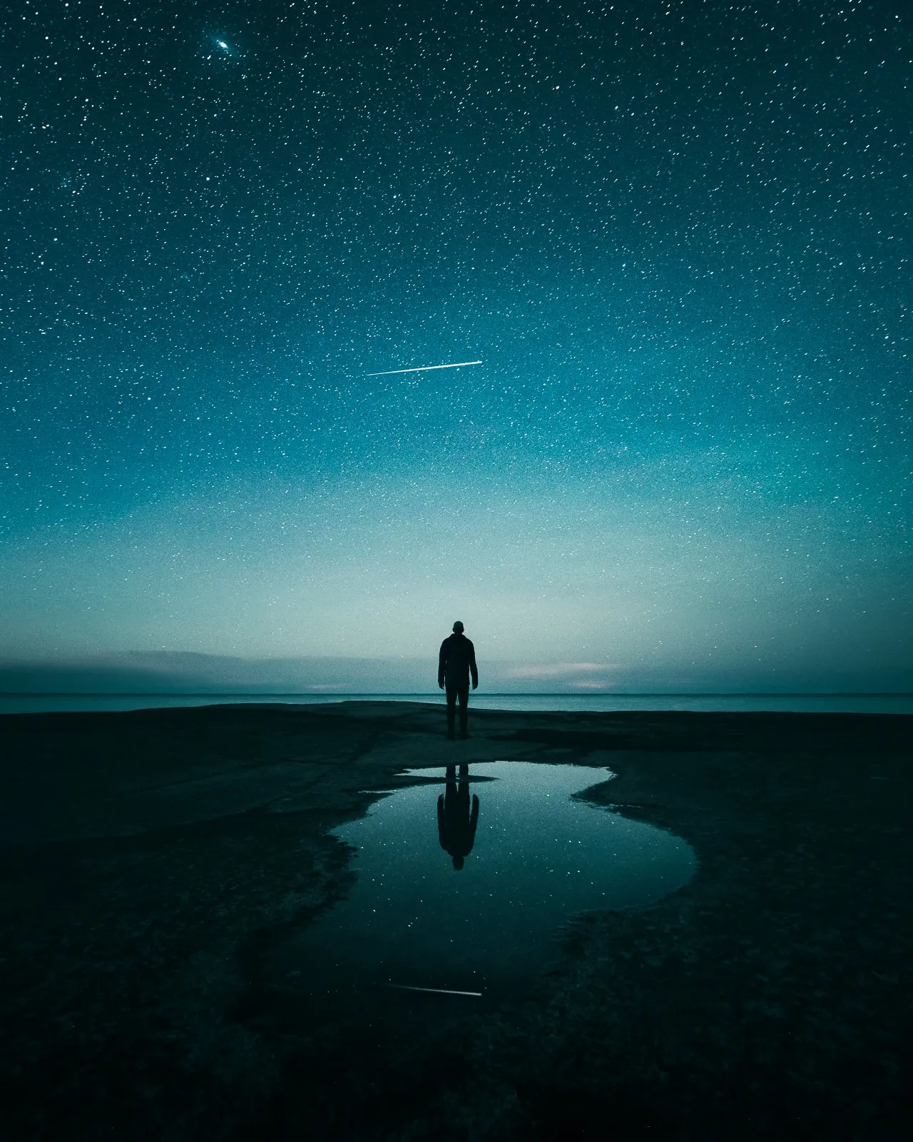Counting Seconds, a landscape photograph centered on solitude from the Alone collection by Mikko Lagerstedt.