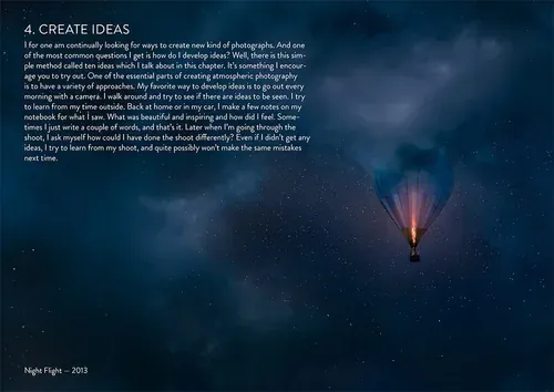 Create Ideas chapter spread from the Atmosphere eBook