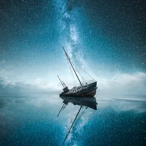 Atmospheric composite landscape example created with the course workflow