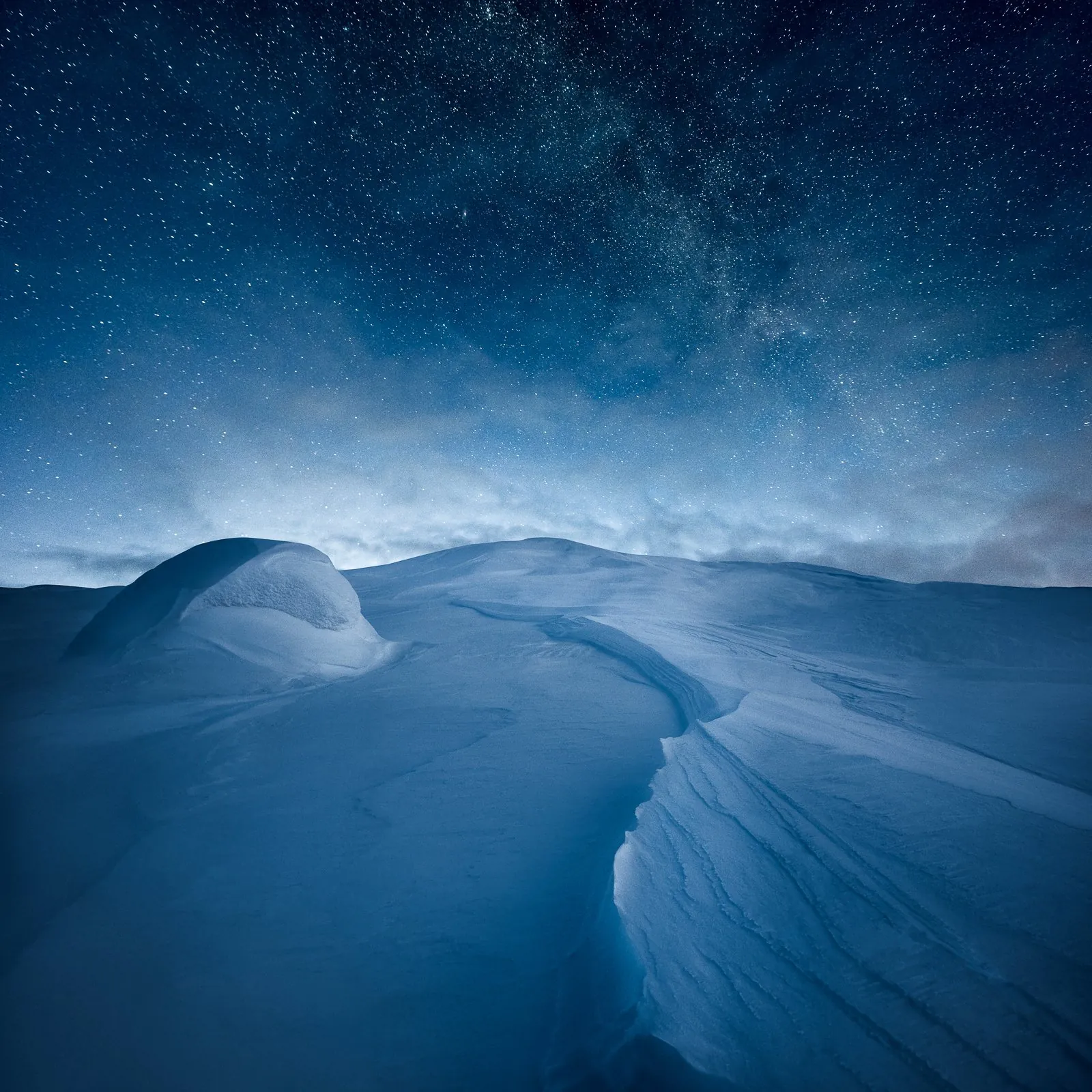 Dimensions, a night landscape photograph from the Edge collection by Mikko Lagerstedt.