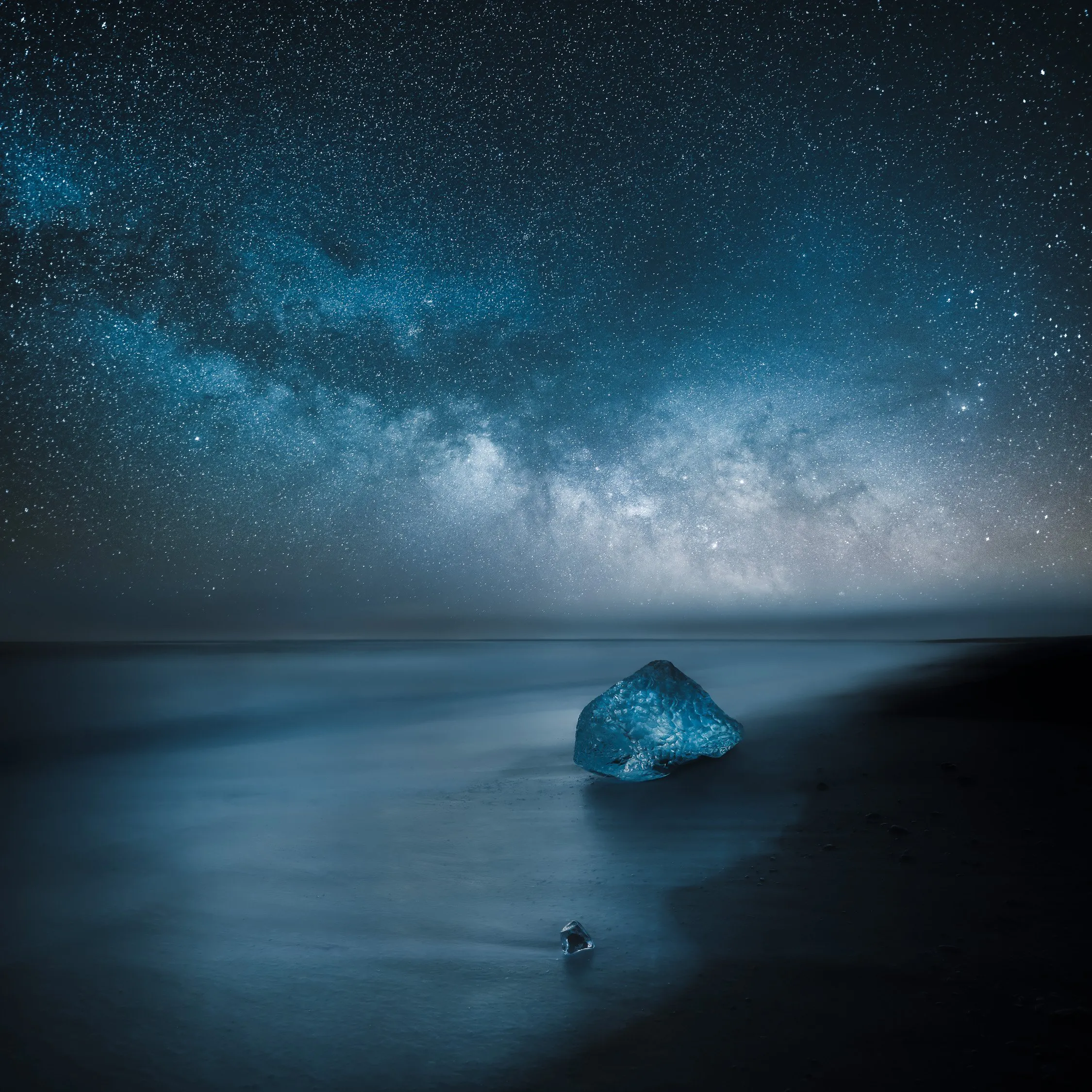 Transformation, a night landscape photograph from the Edge collection by Mikko Lagerstedt.