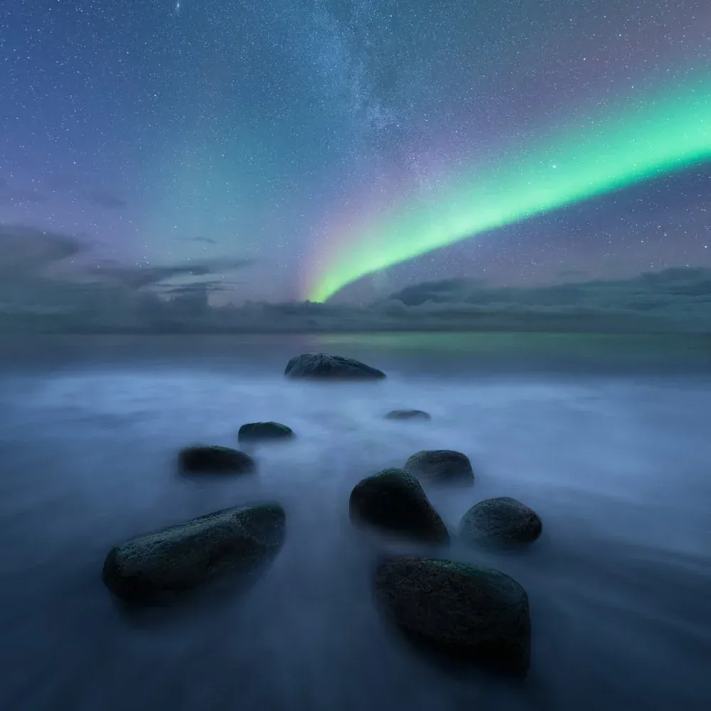 Before edit of an atmospheric landscape using the EPIC system