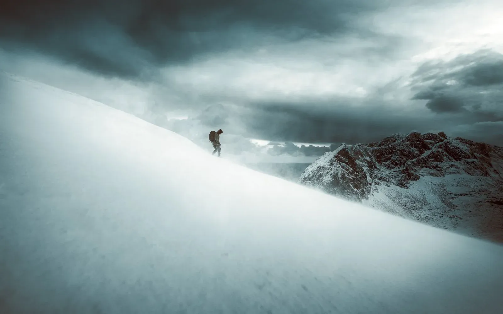 Descent, a quiet nature photograph from the In The Solitude collection by Mikko Lagerstedt.