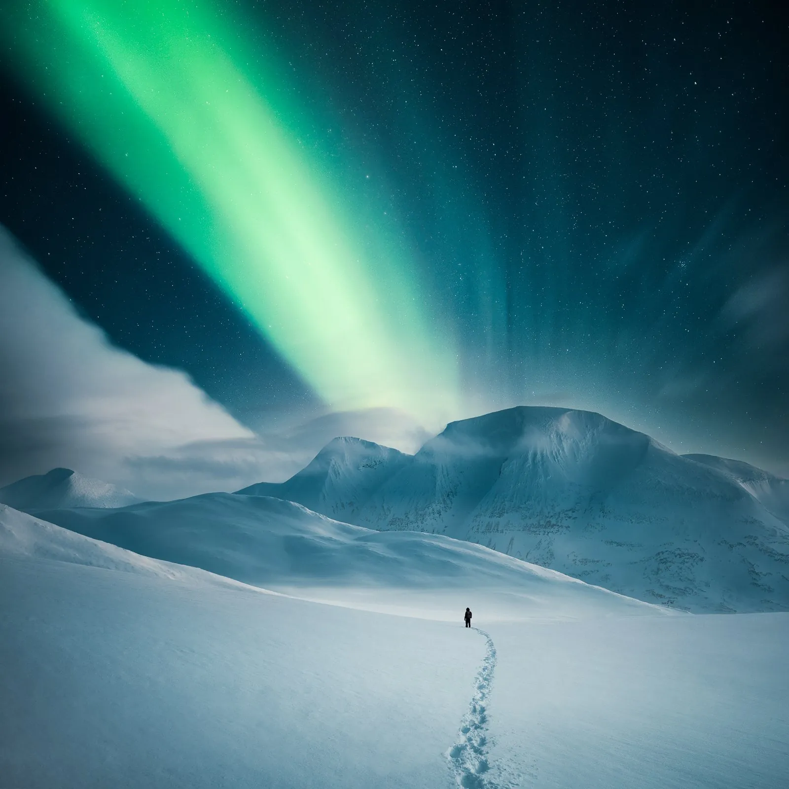 Infinite, an atmospheric landscape photograph from the Recent collection by Mikko Lagerstedt.