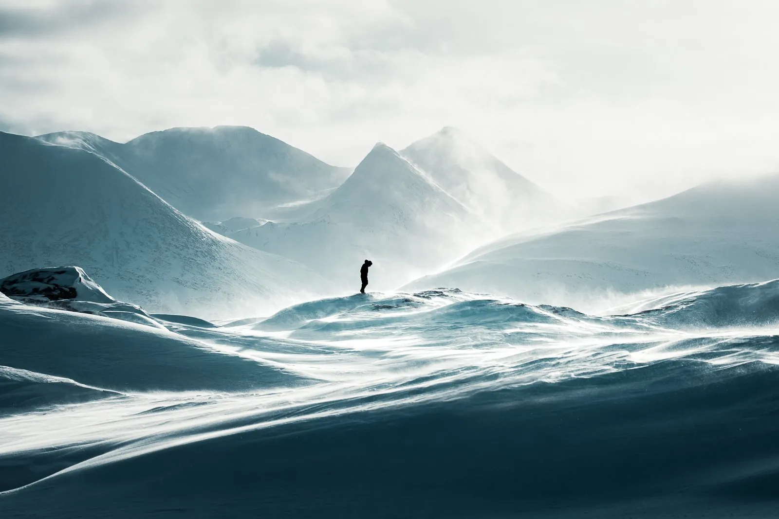 Through the Storm, an atmospheric landscape photograph from the Recent collection by Mikko Lagerstedt.