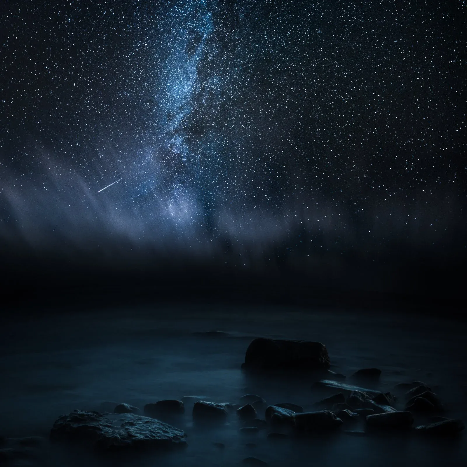 Night Edge, an atmospheric landscape photograph from the Selected Work collection by Mikko Lagerstedt.