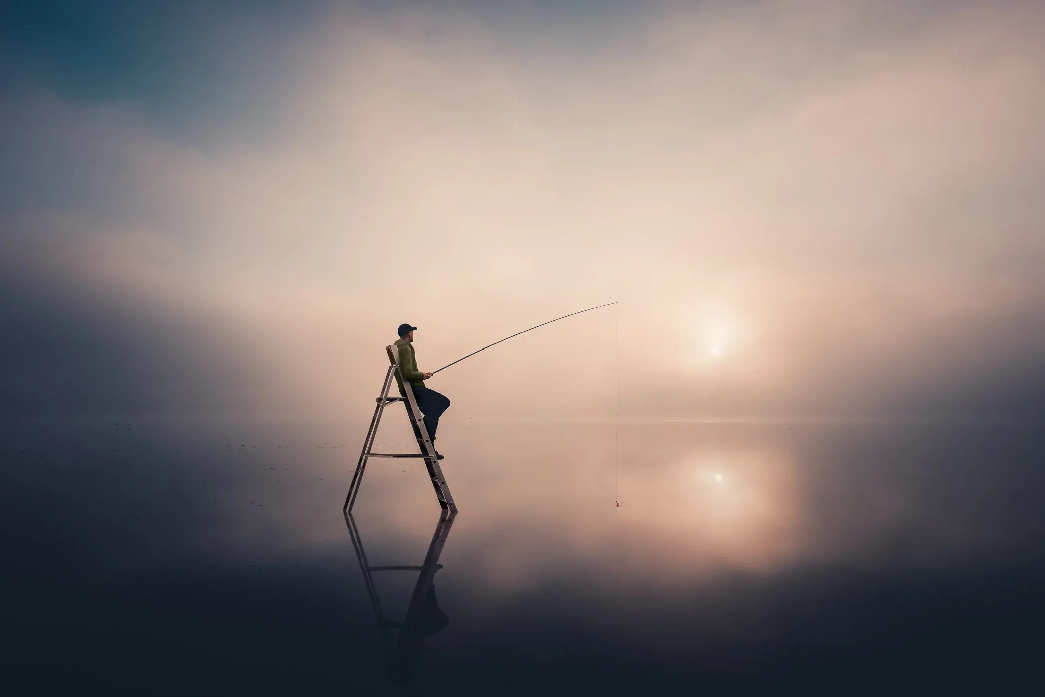 Suomi-Tikas Waterside, an atmospheric landscape photograph from the Selected Work collection by Mikko Lagerstedt.