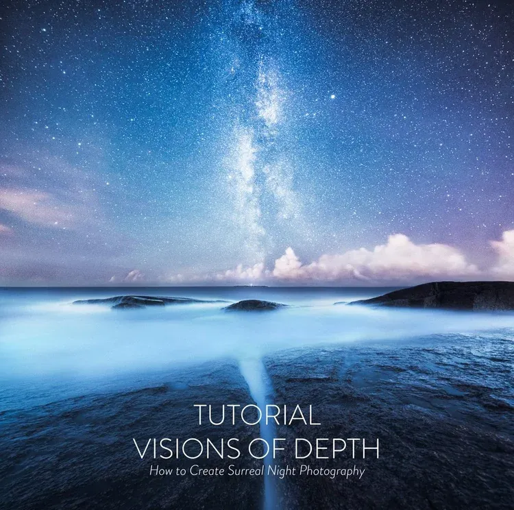 Step-by-step star photography tutorial page with night sky notes and example imagery
