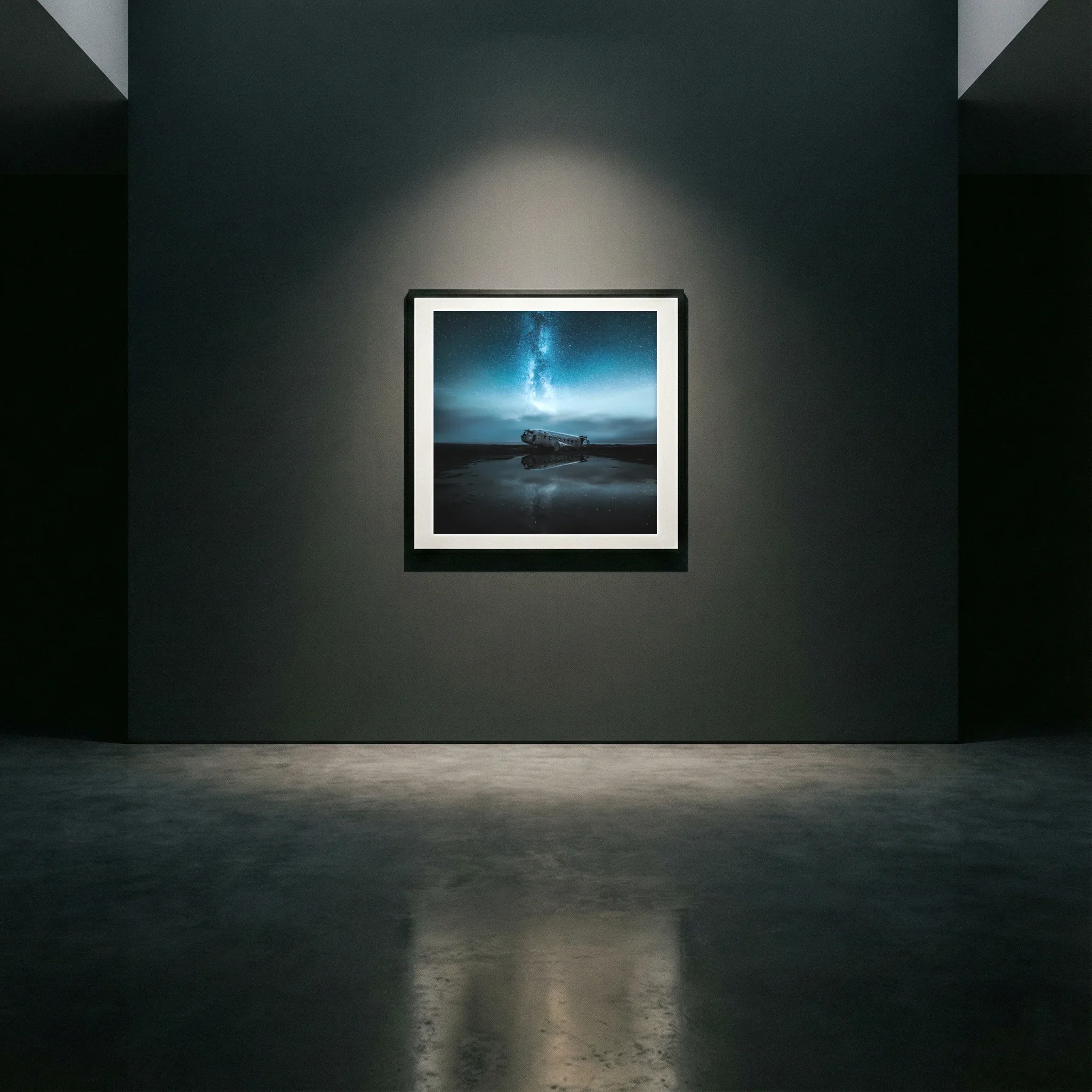 Abandoned by Mikko Lagerstedt shown framed