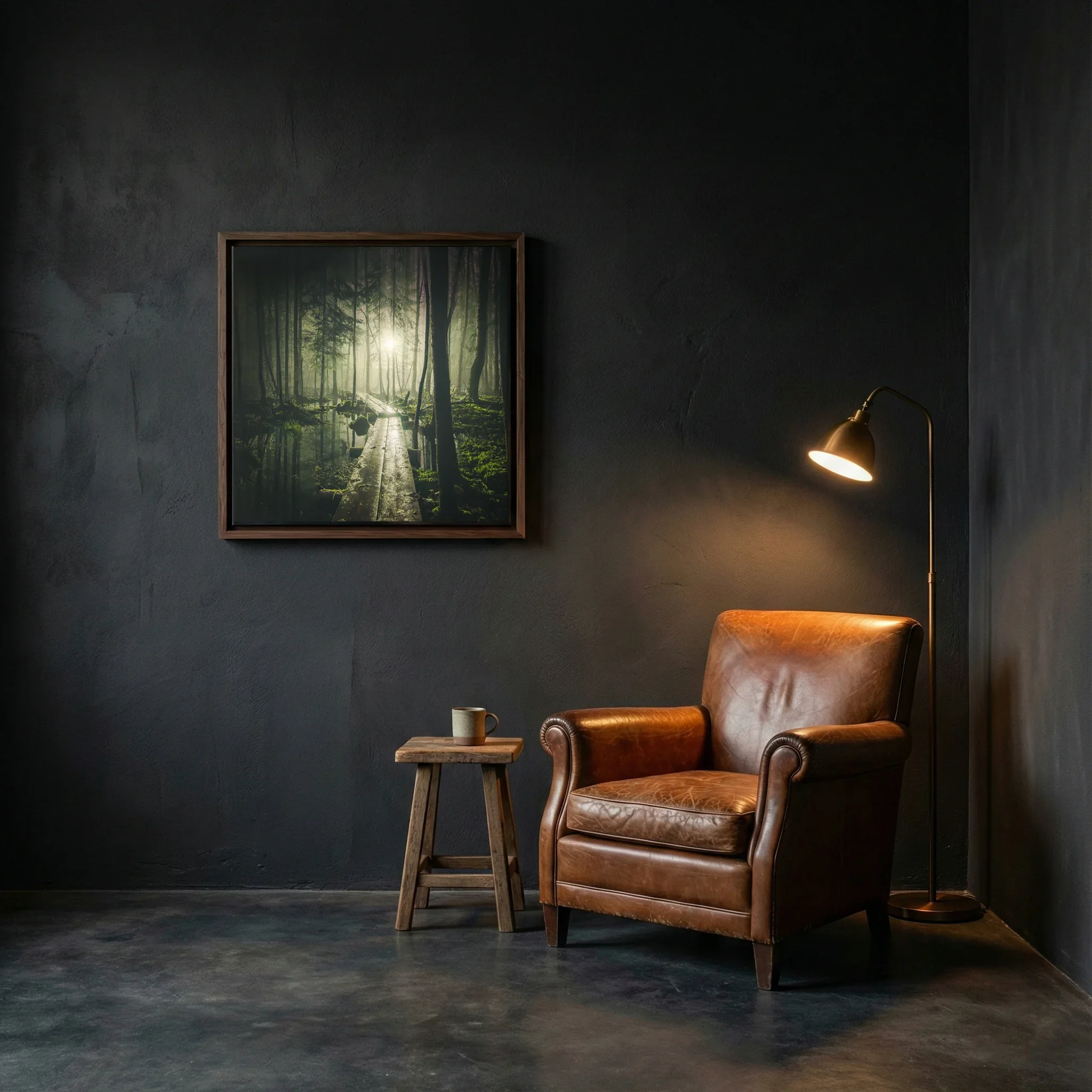 Pathway by Mikko Lagerstedt shown framed in an interior
