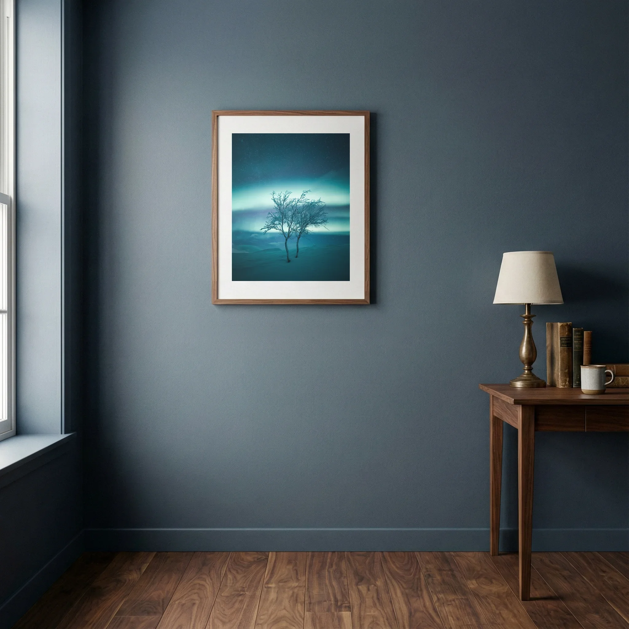 Two by Mikko Lagerstedt shown framed in an interior